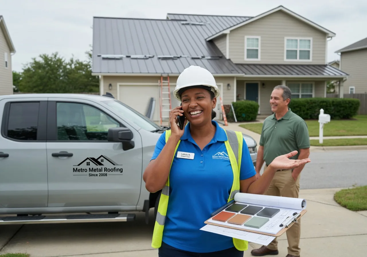 Storm Damage Metal Roof Repair in Elrama, PA